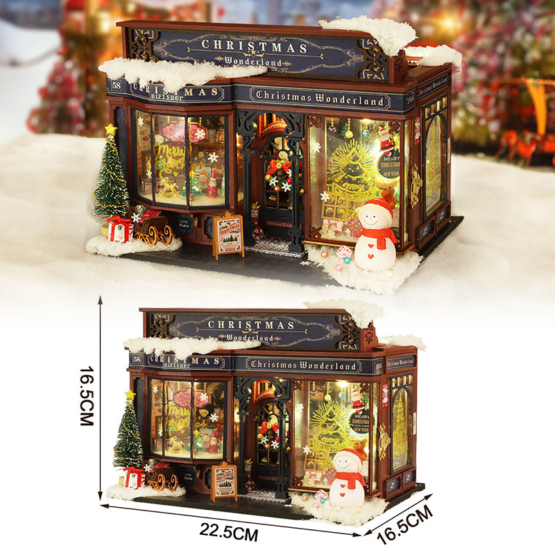 DIY Christmas Wonderland Dollhouse