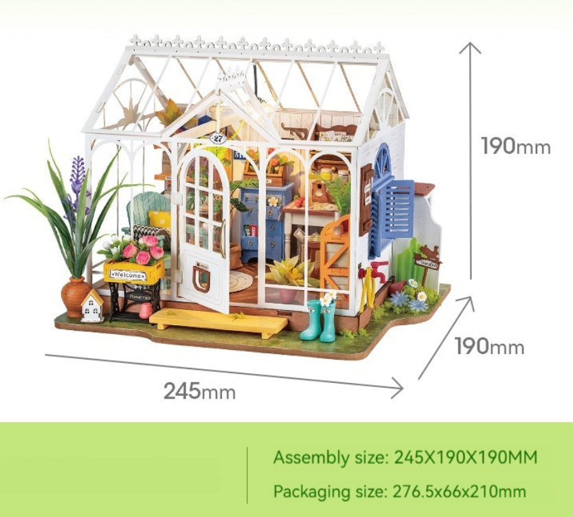 DIY Greenhouse Book Nook β Dream Rain Flower House