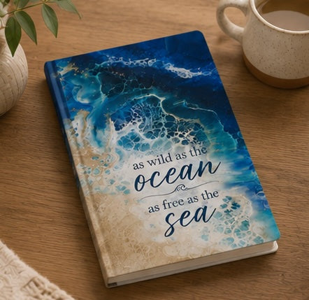 As Wild as the Ocean – Lined Notebook | 125-Page Journal