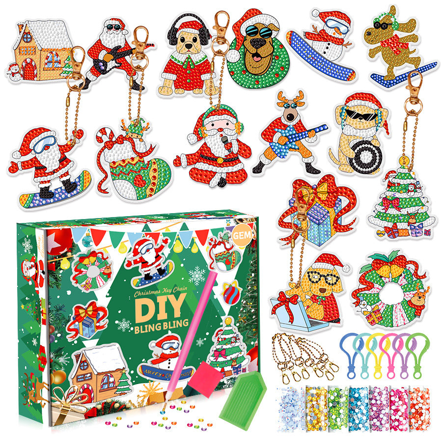 Christmas Keychain & Ornament Diamond Painting Kits