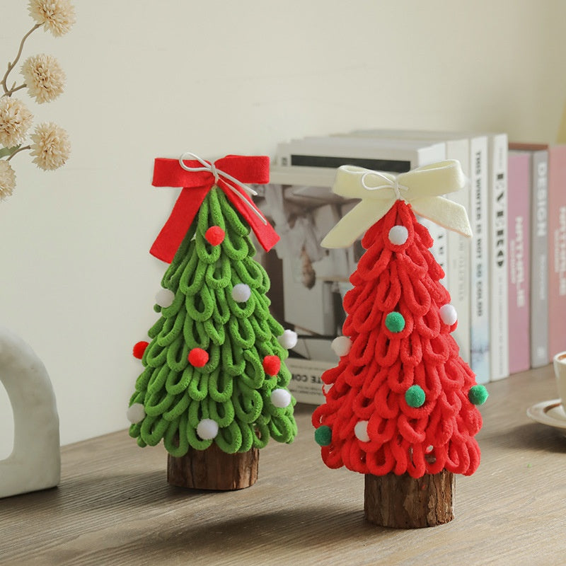 Mini Christmas Tree DIY Twist Stick Craft Kit Desktop Decoration Home Small Gift Christmas Ornament