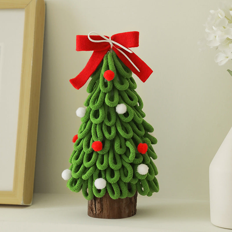 Mini Christmas Tree DIY Twist Stick Craft Kit Desktop Decoration Home Small Gift Christmas Ornament