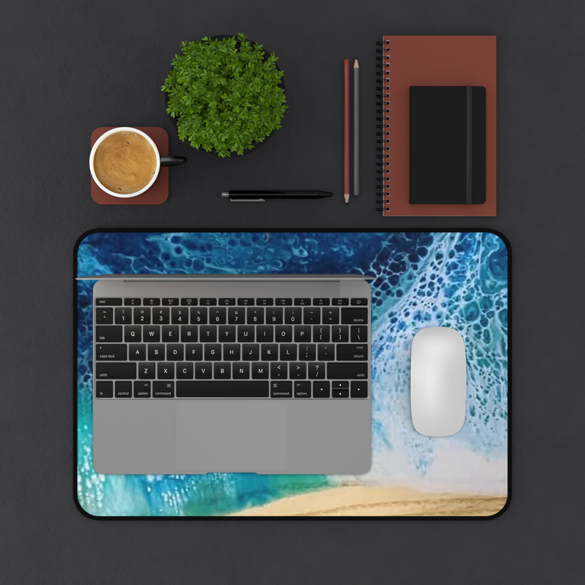 Coastal Beach Desk Pad