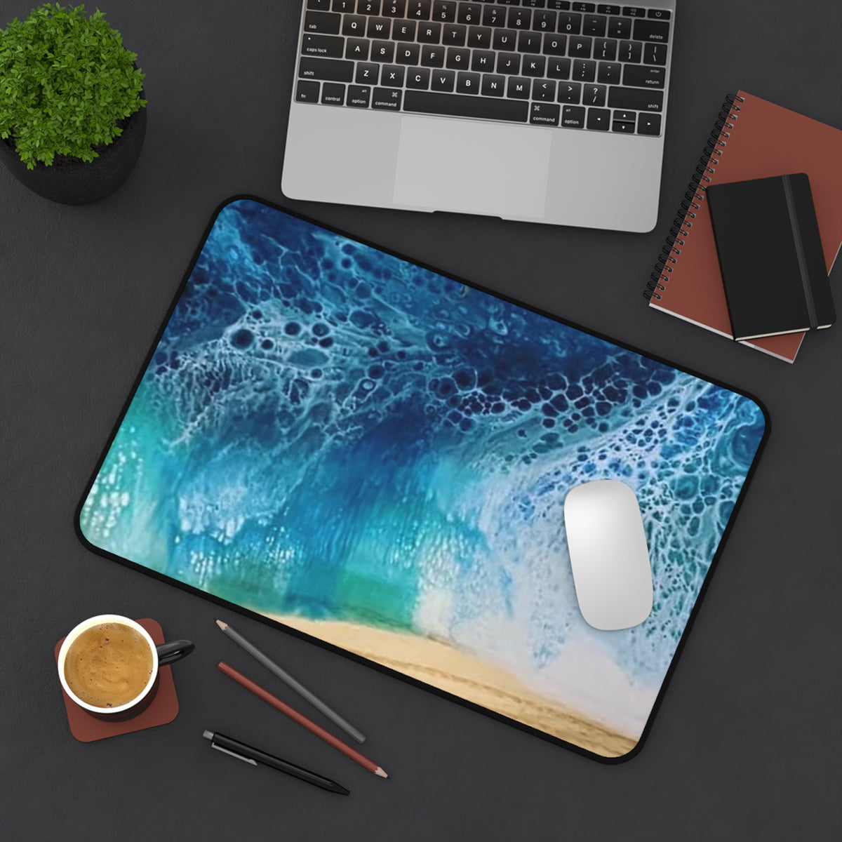 Coastal Beach Desk Pad