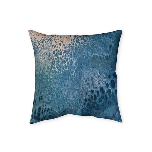 Ocean Blue Textured Pillowcase