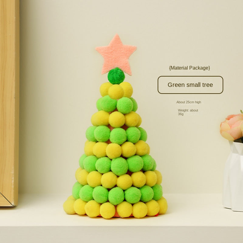Mini Christmas Tree DIY Twist Stick Craft Kit Desktop Decoration Home Small Gift Christmas Ornament