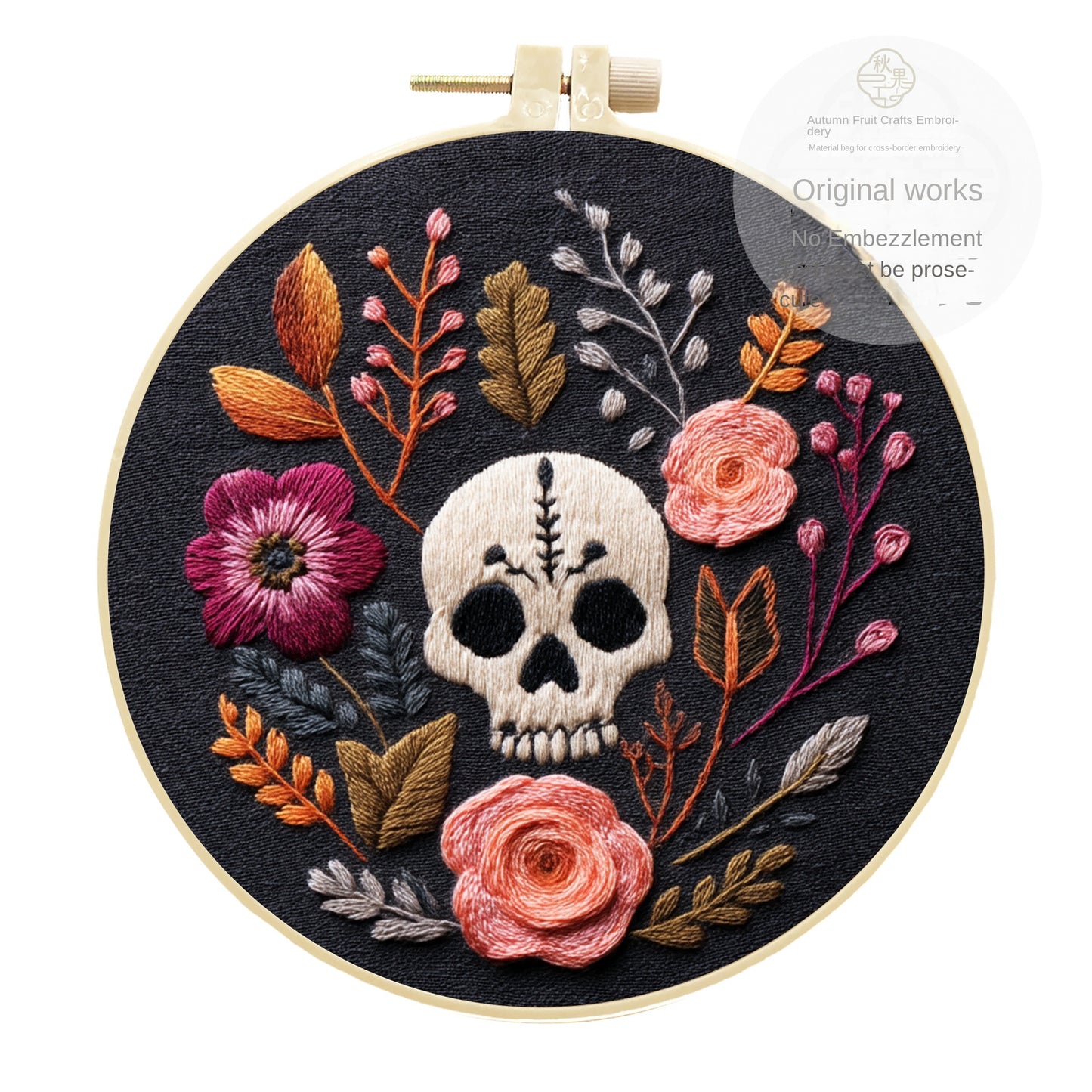 Cross-border Halloween Hanging Ornament Hand Embroidery DIY Kit Beginner Friendly Simple DIY with English Instructions Easter