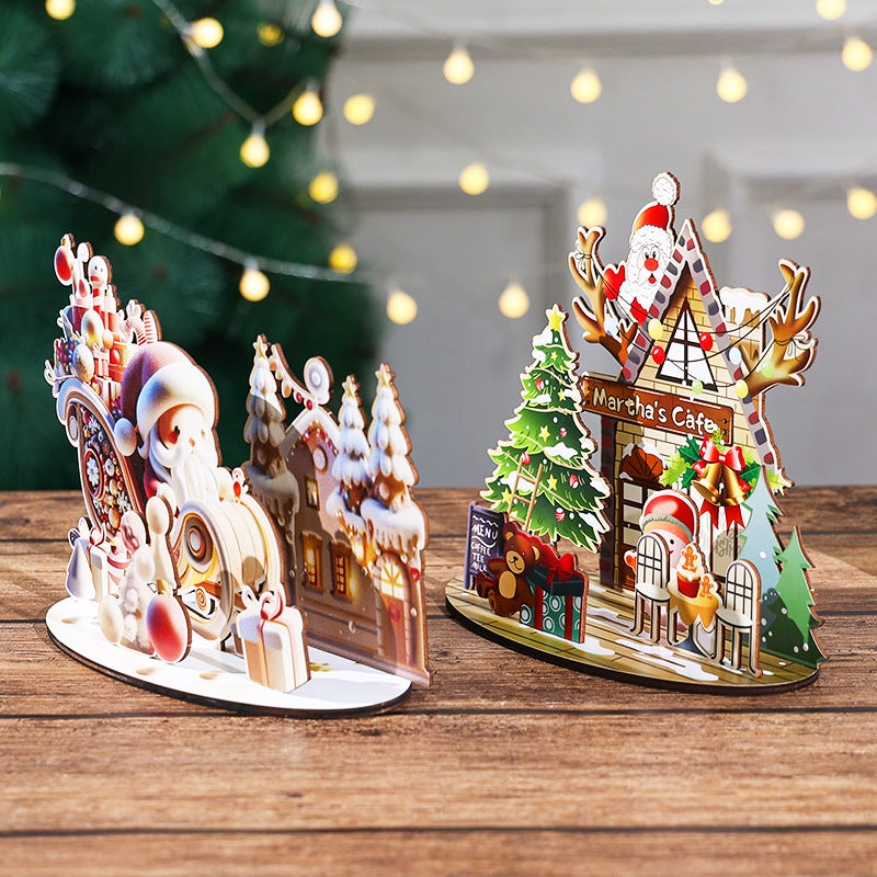 Christmas Wooden 3D Puzzle Ornament