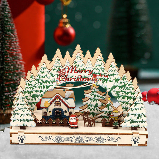 DIY 3D Wooden Christmas Decorations