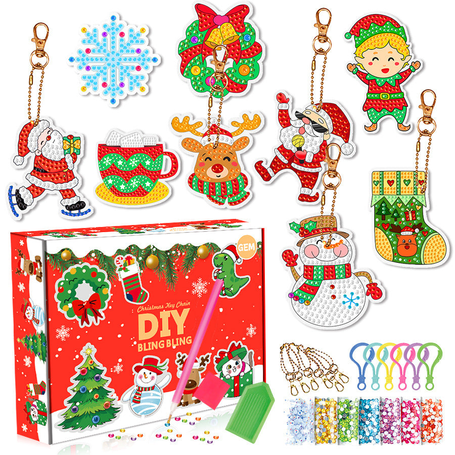 Christmas Keychain & Ornament Diamond Painting Kits