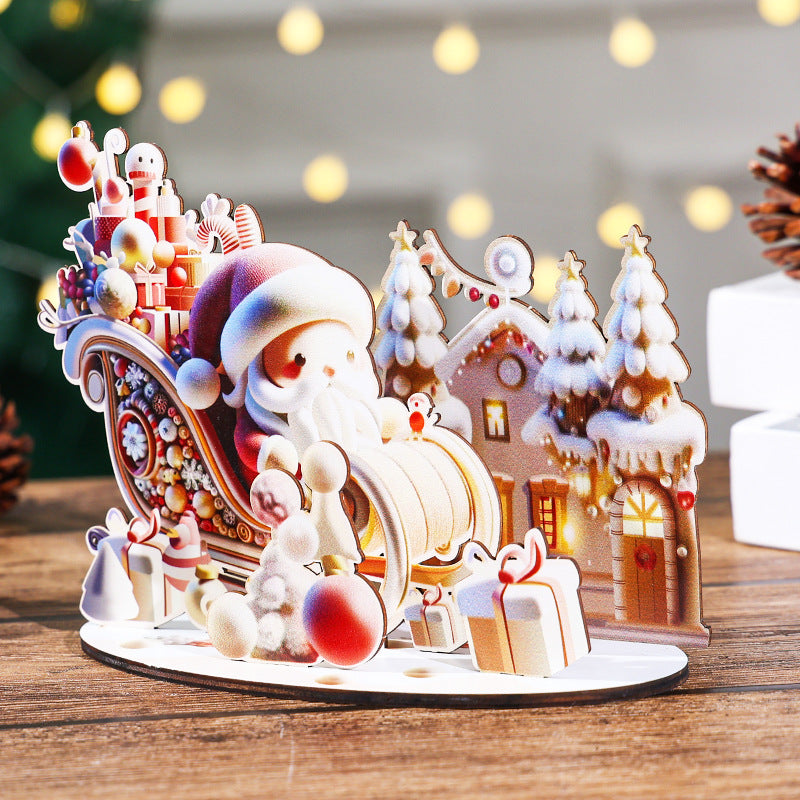 Christmas Wooden 3D Puzzle Ornament