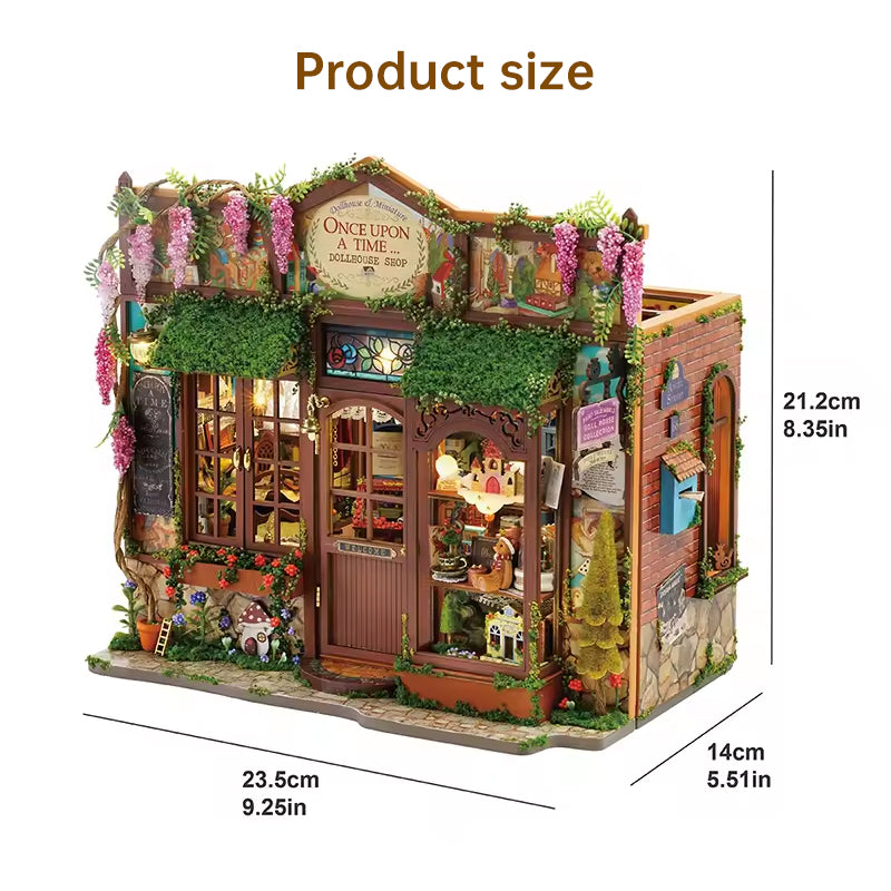 Fairy-Tale Wonderhouse - A charming DIY miniature house & book nook kit