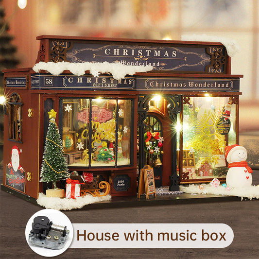 DIY Christmas Wonderland Dollhouse
