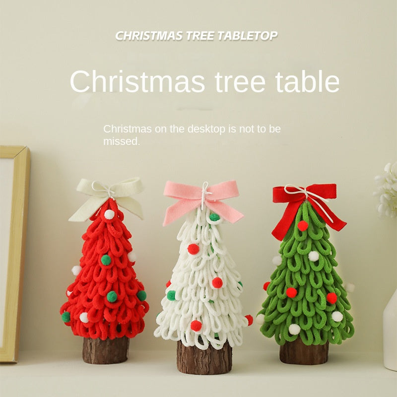 Mini Christmas Tree DIY Twist Stick Craft Kit Desktop Decoration Home Small Gift Christmas Ornament