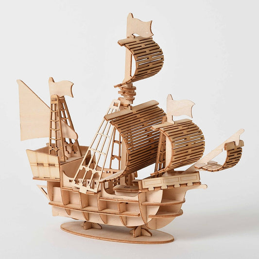 DIY 3D Wooden Puzzle Sailing Ship Model Kit