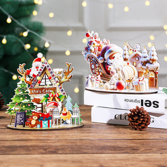 Christmas Wooden 3D Puzzle Ornament