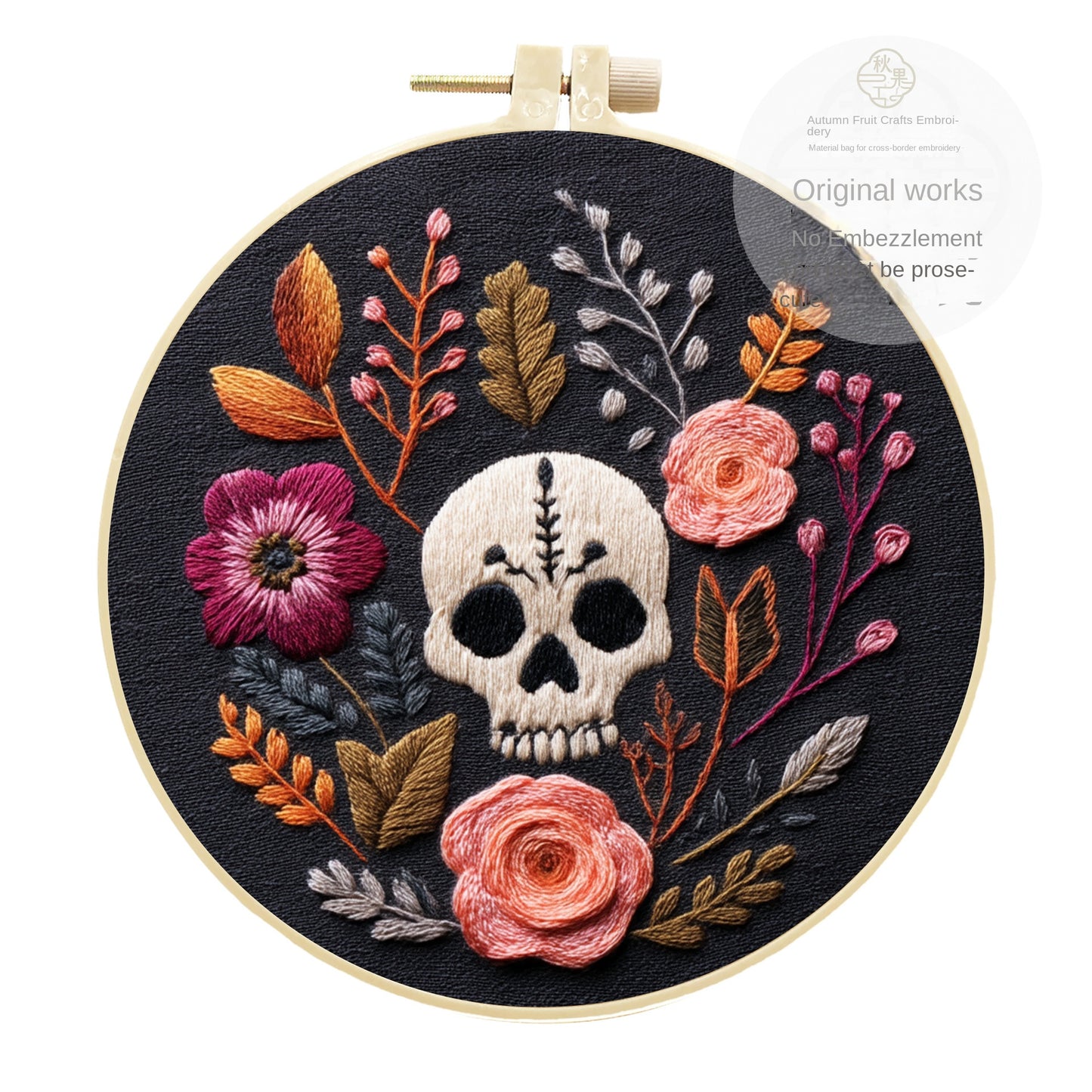 Cross-border Halloween Hanging Ornament Hand Embroidery DIY Kit Beginner Friendly Simple DIY with English Instructions Easter