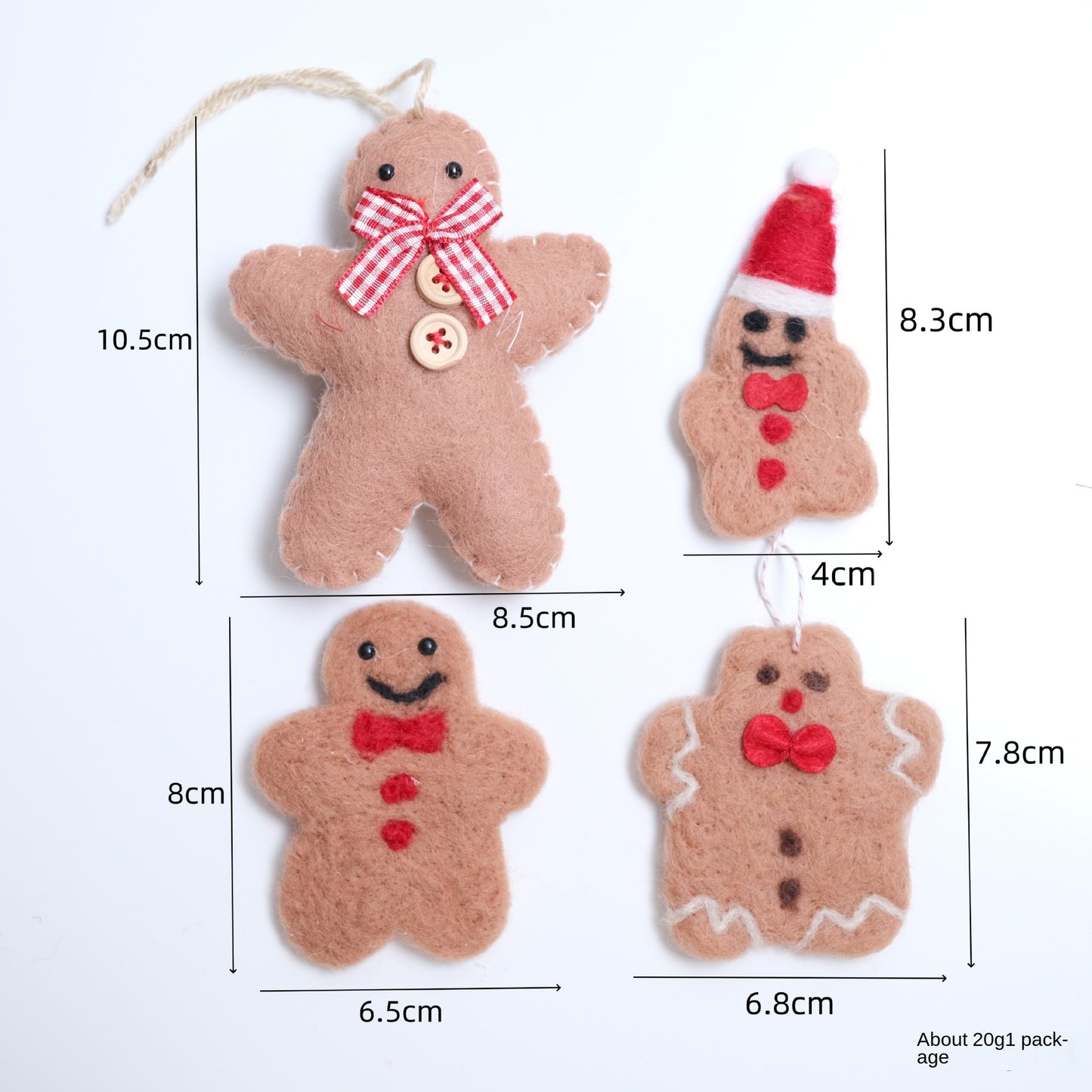 Christmas DIY Felt Craft Kit Tree Decorative Doll Accessories Atmosphere Decoration Set