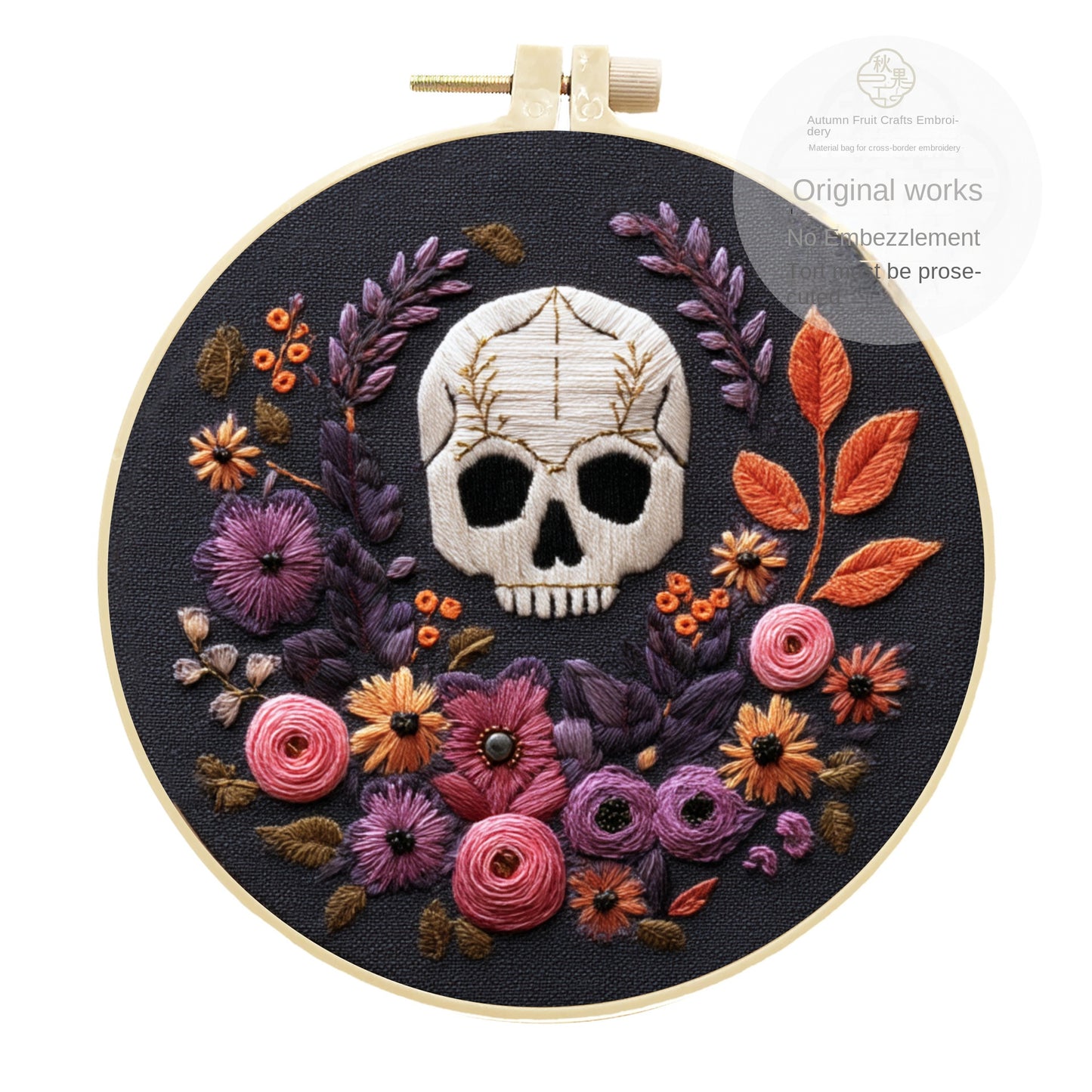 Cross-border Halloween Hanging Ornament Hand Embroidery DIY Kit Beginner Friendly Simple DIY with English Instructions Easter