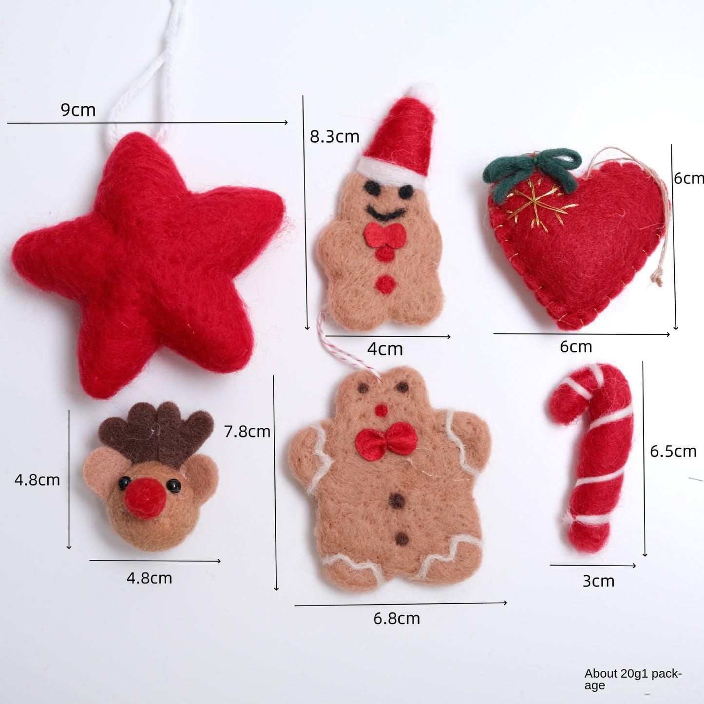 Christmas DIY Felt Craft Kit Tree Decorative Doll Accessories Atmosphere Decoration Set