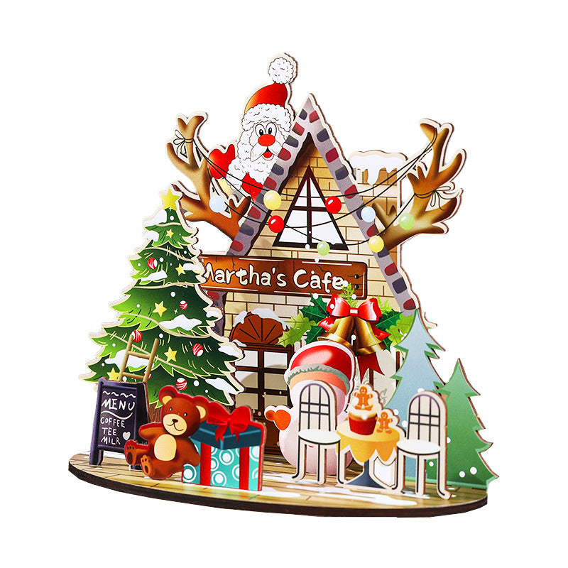 Christmas Wooden 3D Puzzle Ornament
