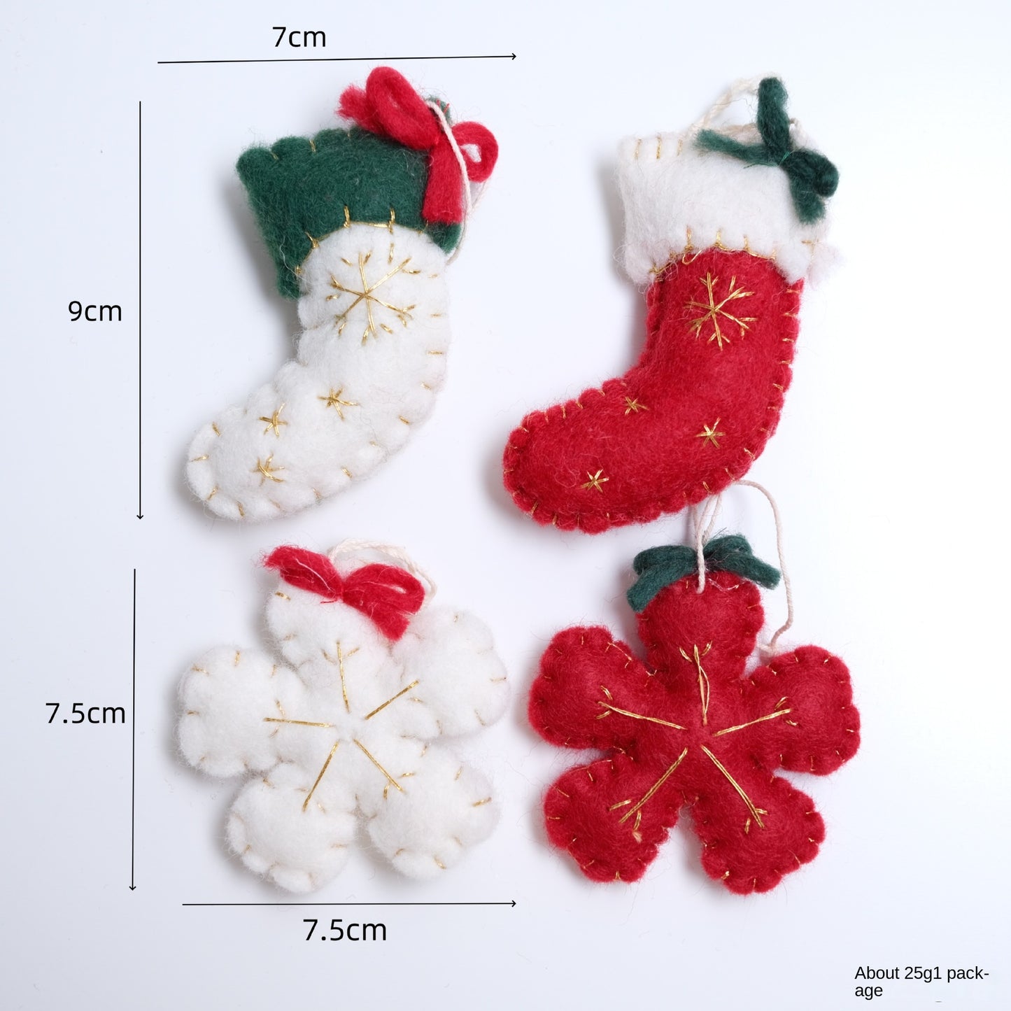 Christmas DIY Felt Craft Kit Tree Decorative Doll Accessories Atmosphere Decoration Set