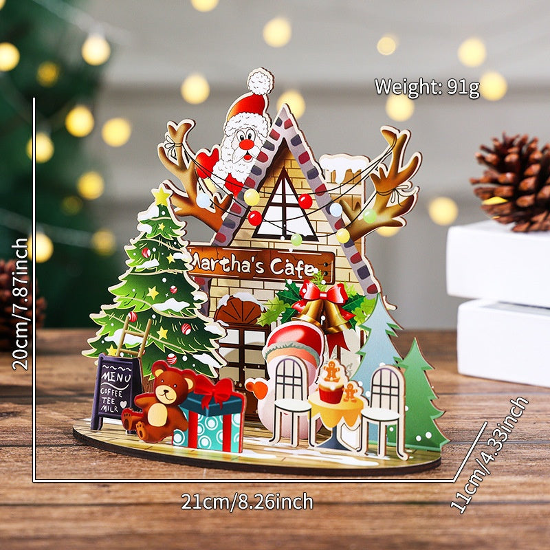 Christmas Wooden 3D Puzzle Ornament