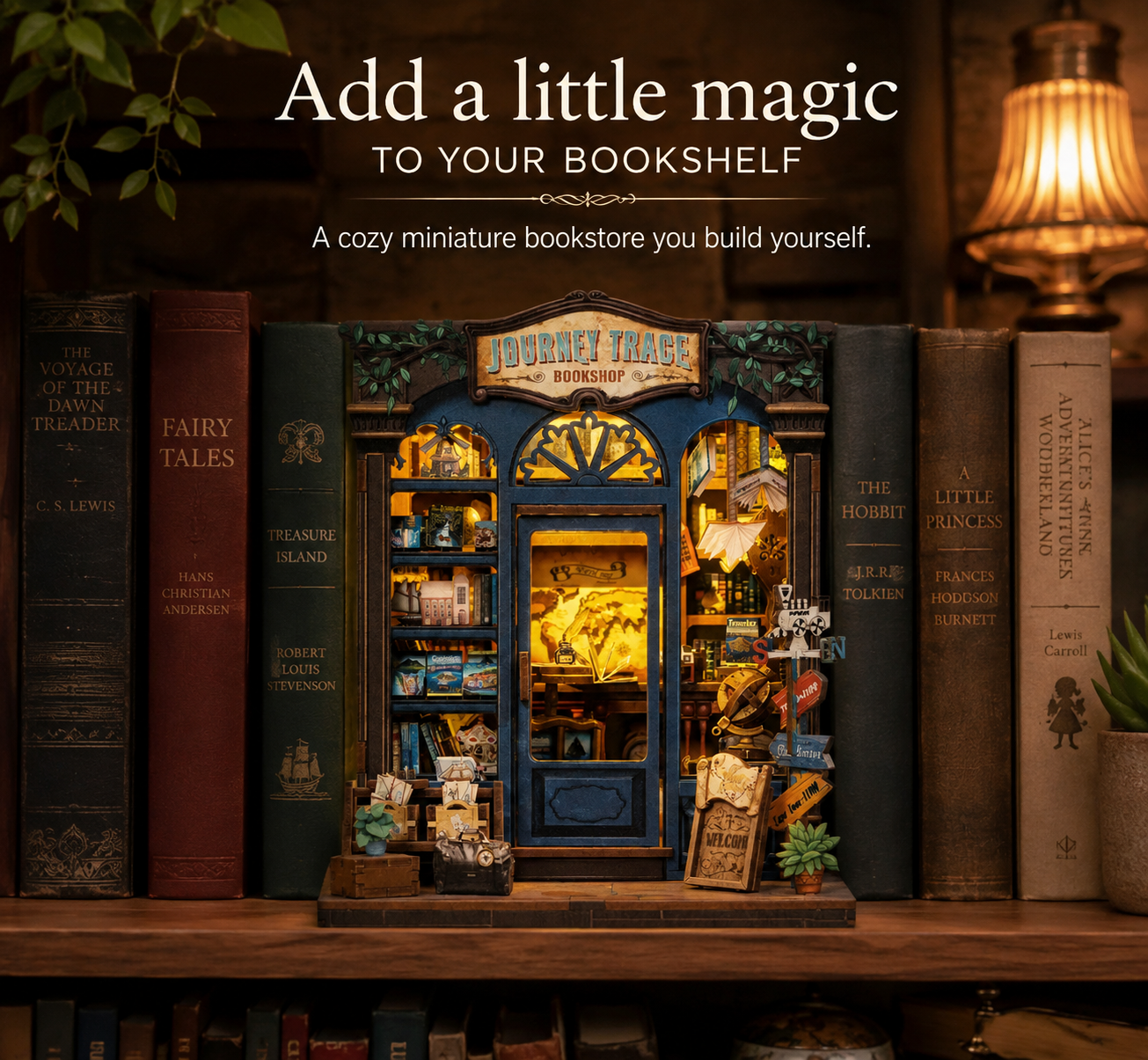 DIY Miniature Bookstore Book Nook Kit