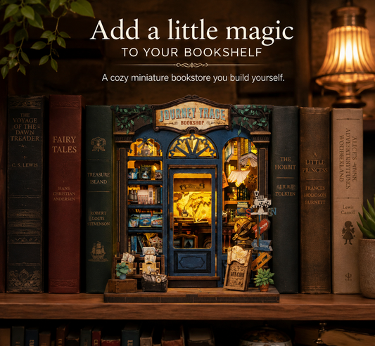 DIY Miniature Bookstore Book Nook Kit