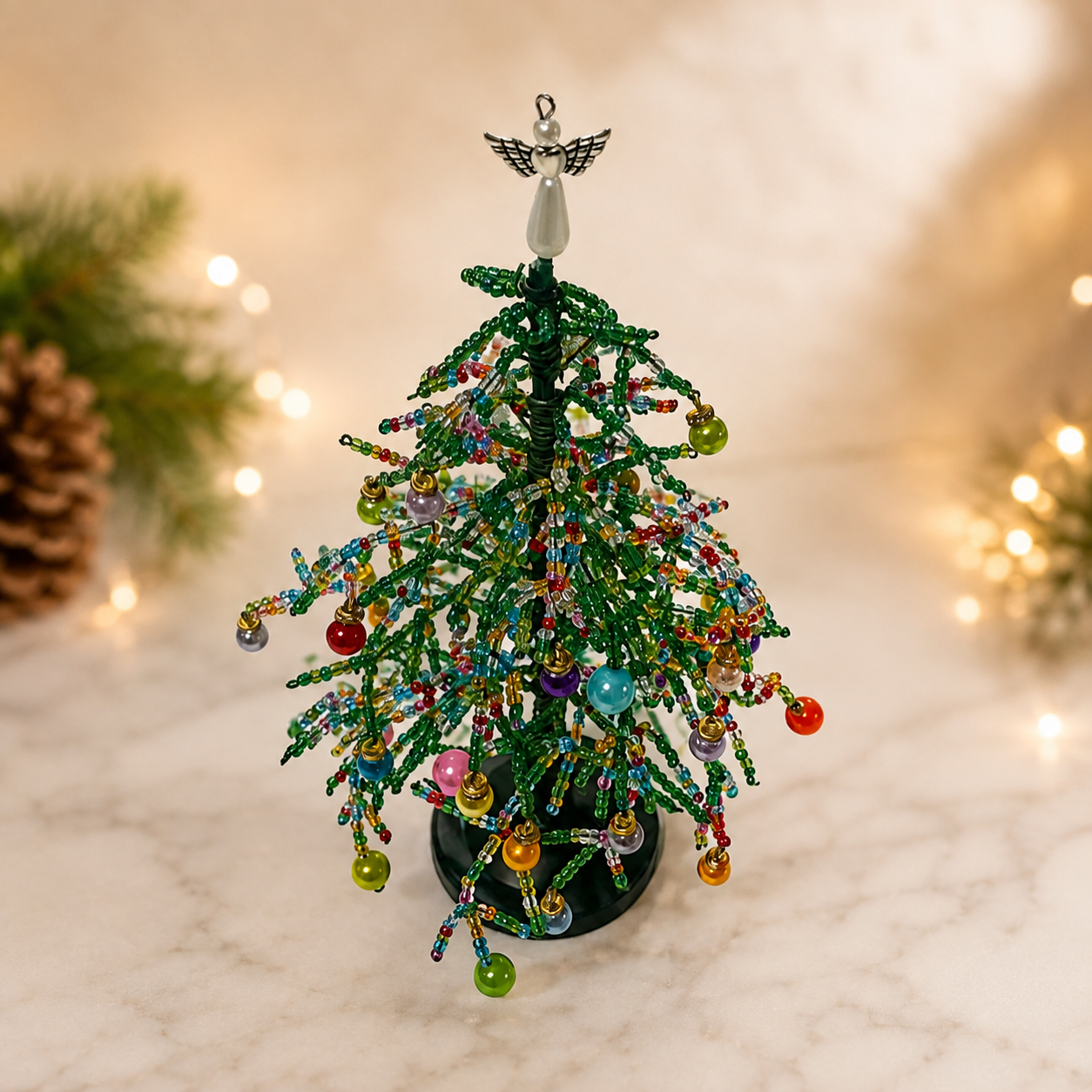DIY Beaded Christmas Tree Kit