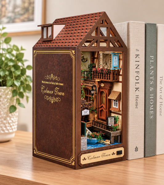 DIY Fairytale Town of Colmar Book Nook