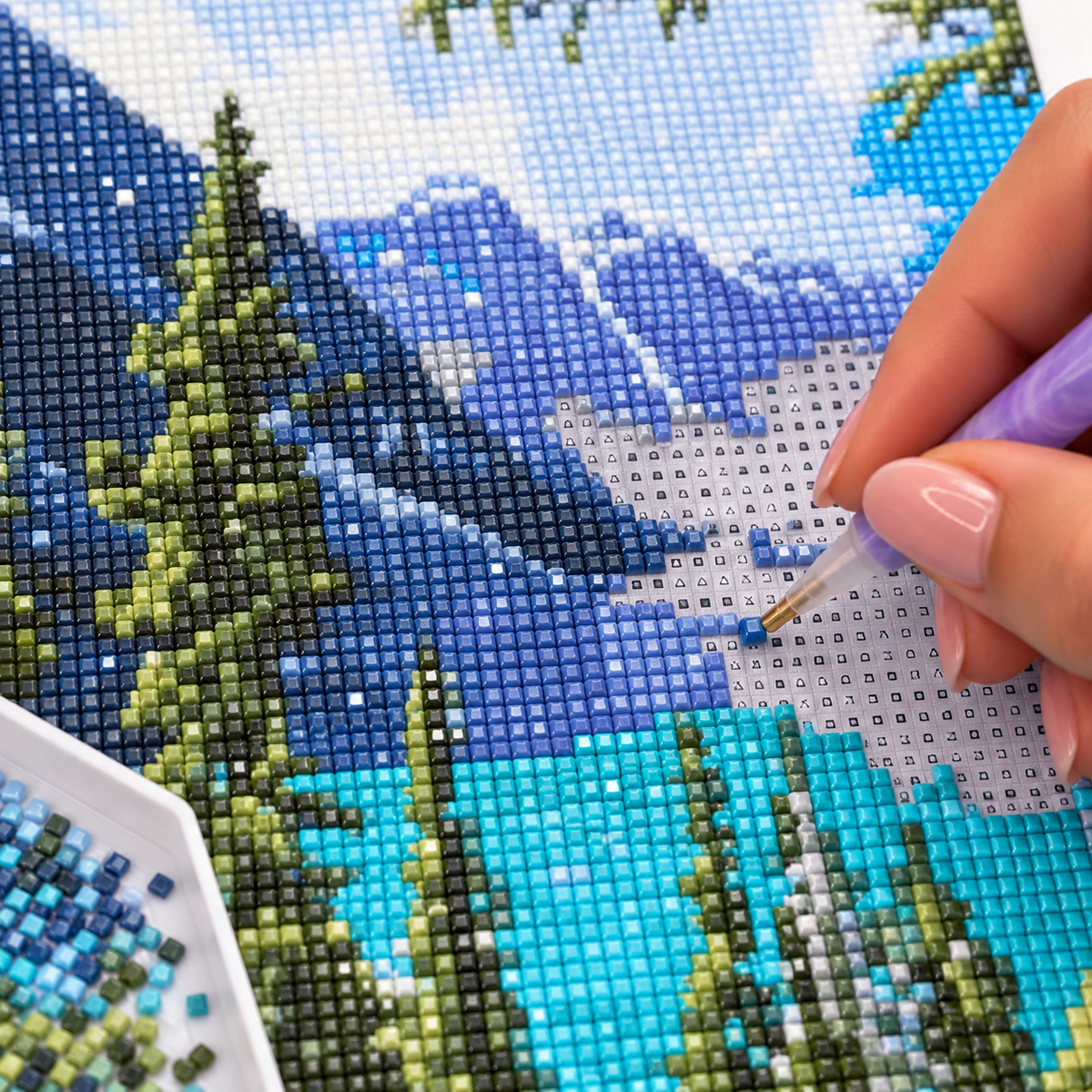 Lake Louise – 30×40 cm Canadian Rockies Diamond Painting Kit