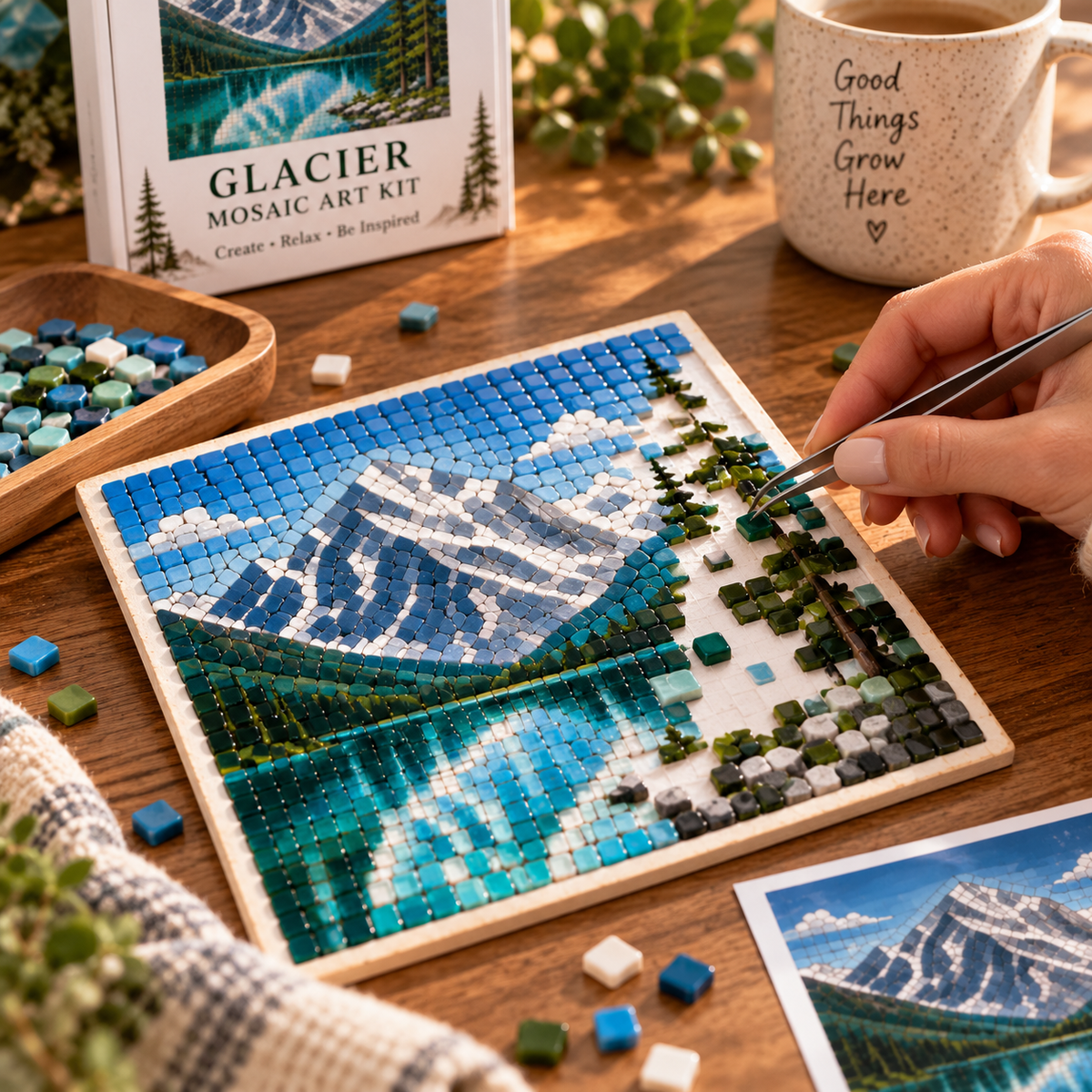 National Parks Mosaic Art Kit Collection – DIY Nature-Inspired Craft