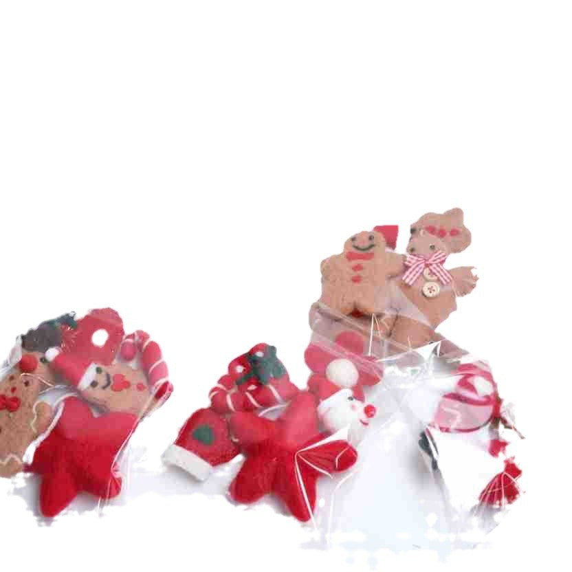 Christmas DIY Felt Craft Kit Tree Decorative Doll Accessories Atmosphere Decoration Set