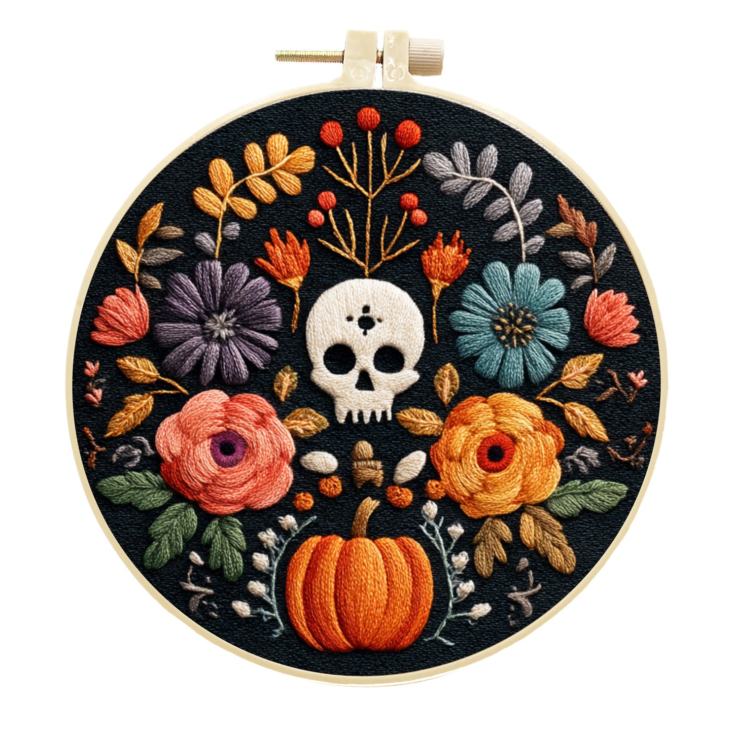 Cross-border Halloween Hanging Ornament Hand Embroidery DIY Kit Beginner Friendly Simple DIY with English Instructions Easter