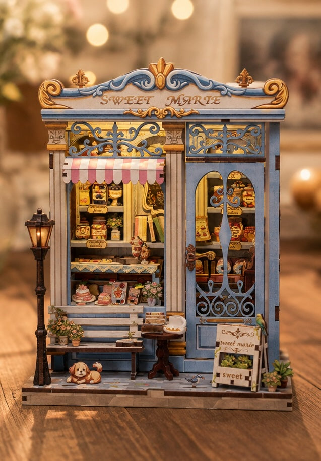 DIY Miniature Book Nook Kit – Sweet Shop