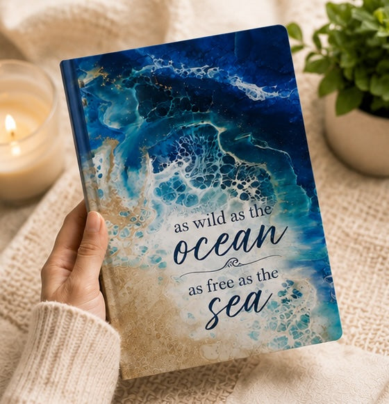As Wild as the Ocean – Lined Notebook | 125-Page Journal